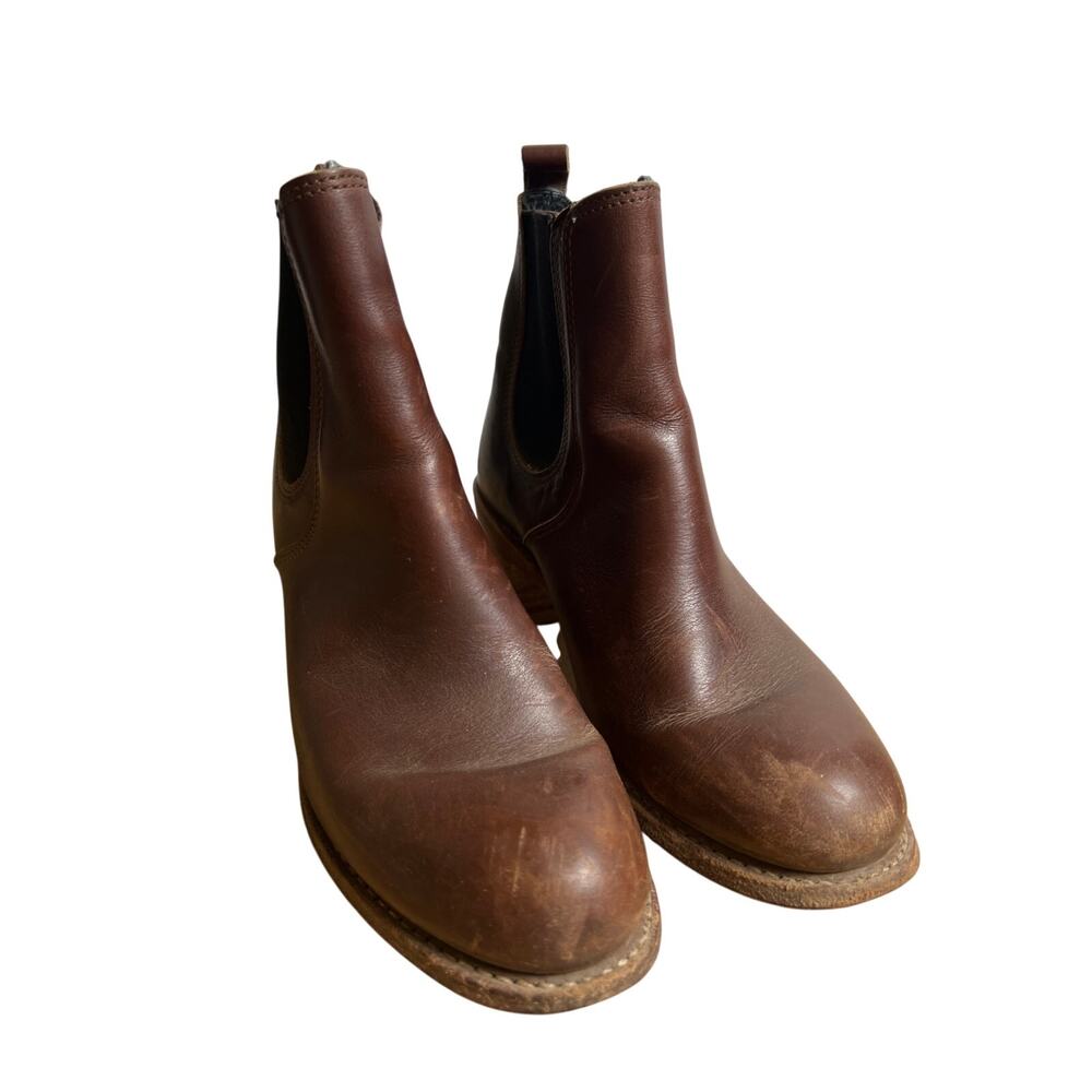 Red Wing Heritage Harriet Chelsea Ankle Boots 7.5 B Amber Harness Brown